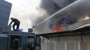 Toko Sanya Cianjur Kebakaran Hebat, Api Diduga Dari Genset