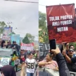 Ribuan Massa di Pasuruan Turun Tolak Alih Fungsi Hutan Jadi Real Estate