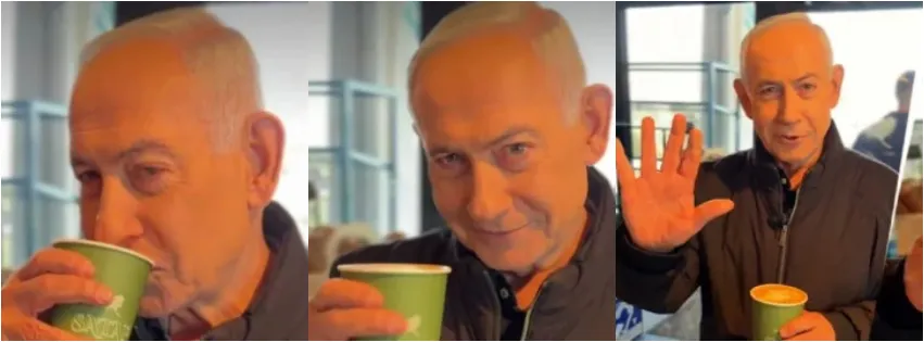 Sempat Diisukan Tewas Kabar Terkini Netanyahu Asyik Ngopi, Netizen Ragukan Itu Hasil AI