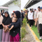 Kasatgas Tito Tinjau Huntara Kabupaten Pidie Jaya, Ditemani Mensos dan Wagub Aceh