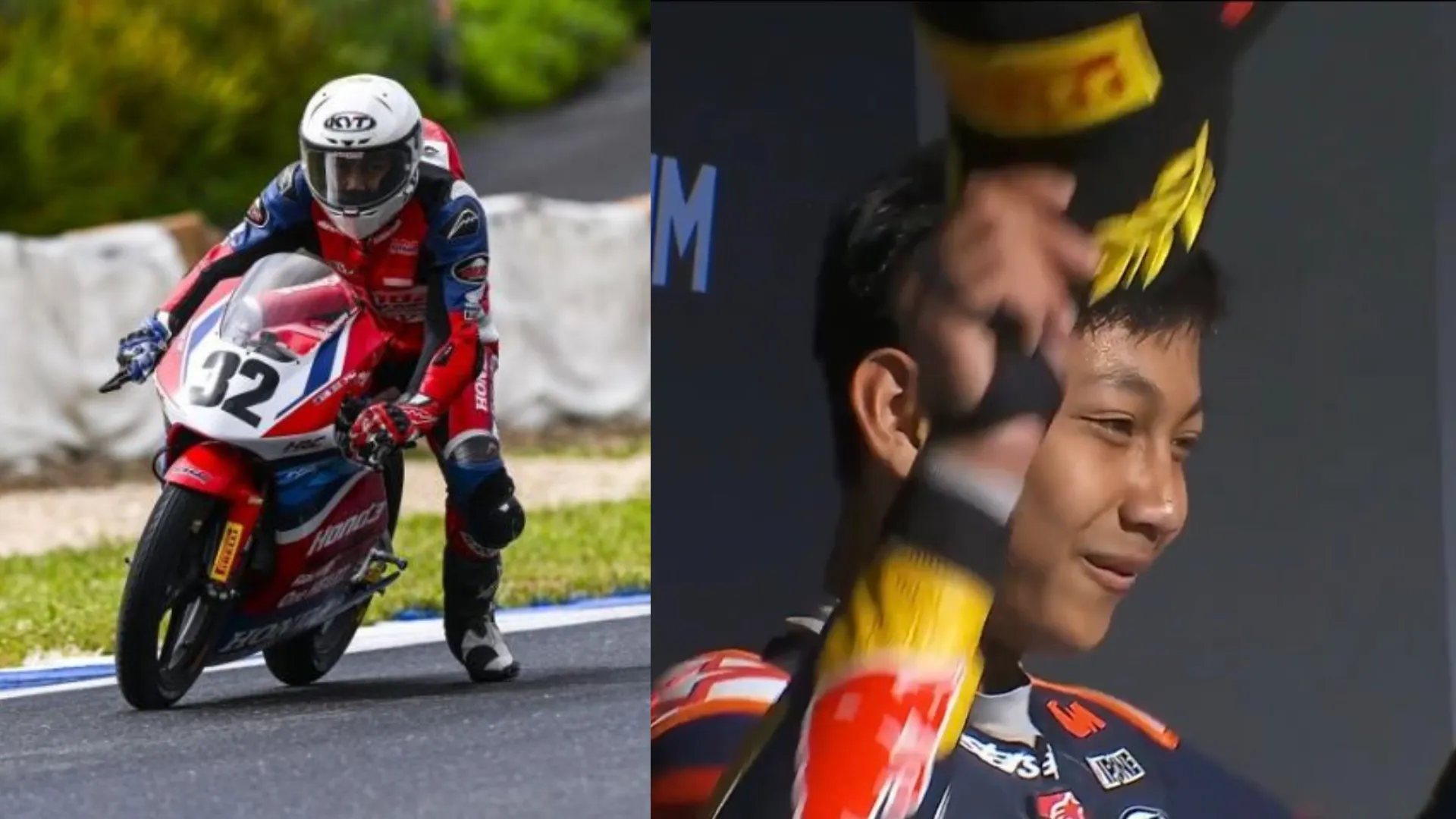 Gemuruh Indonesia Raya di Jerez Spanyol, Pembalap Muda Indonesia, Kiandra Ramadhipa Sukses Kunci Podium di Ajang Moto4 2026