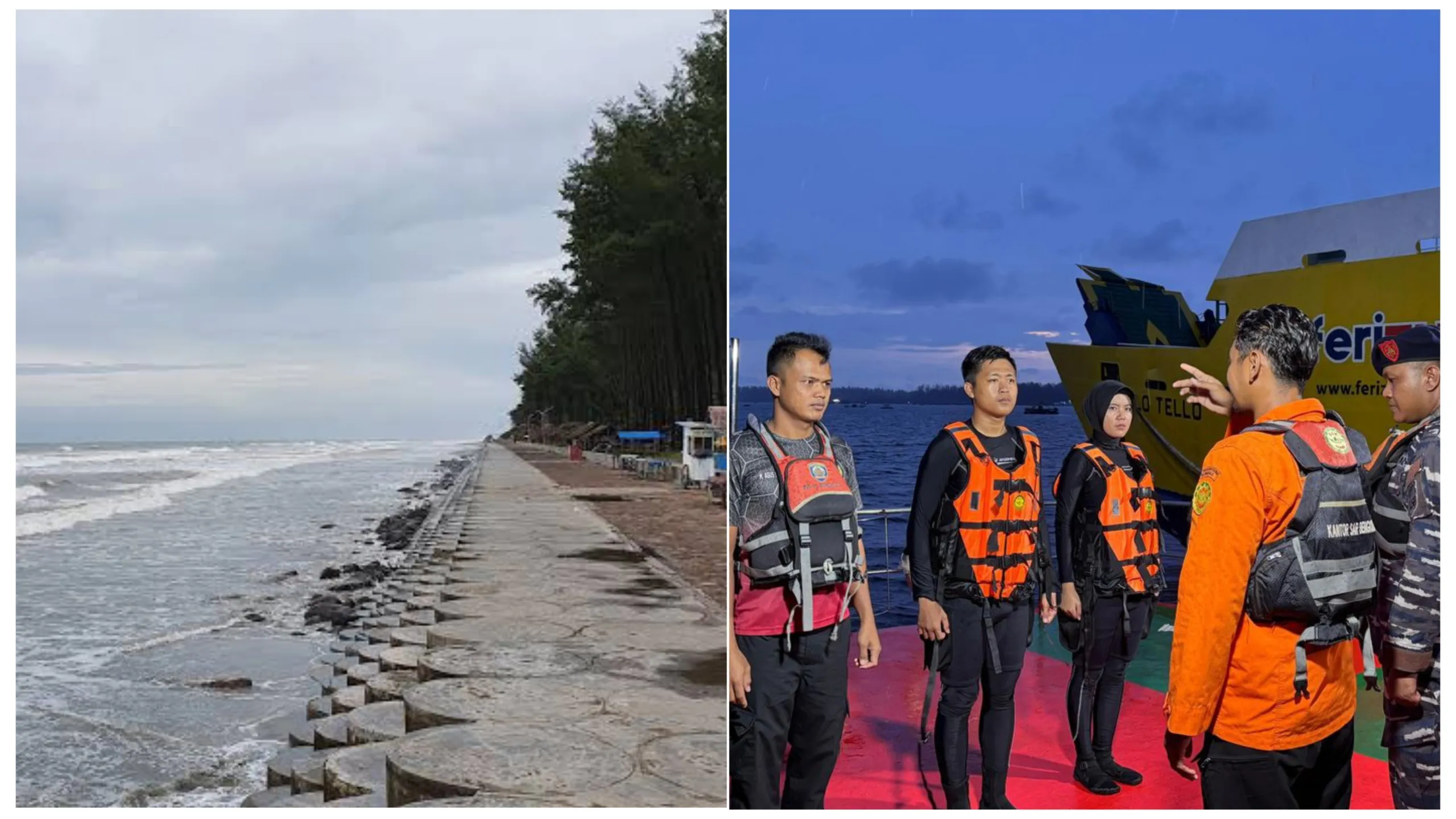 Diterjang Badai, Kapal Karam Seorang Nelayan di Bengkulu Hilang