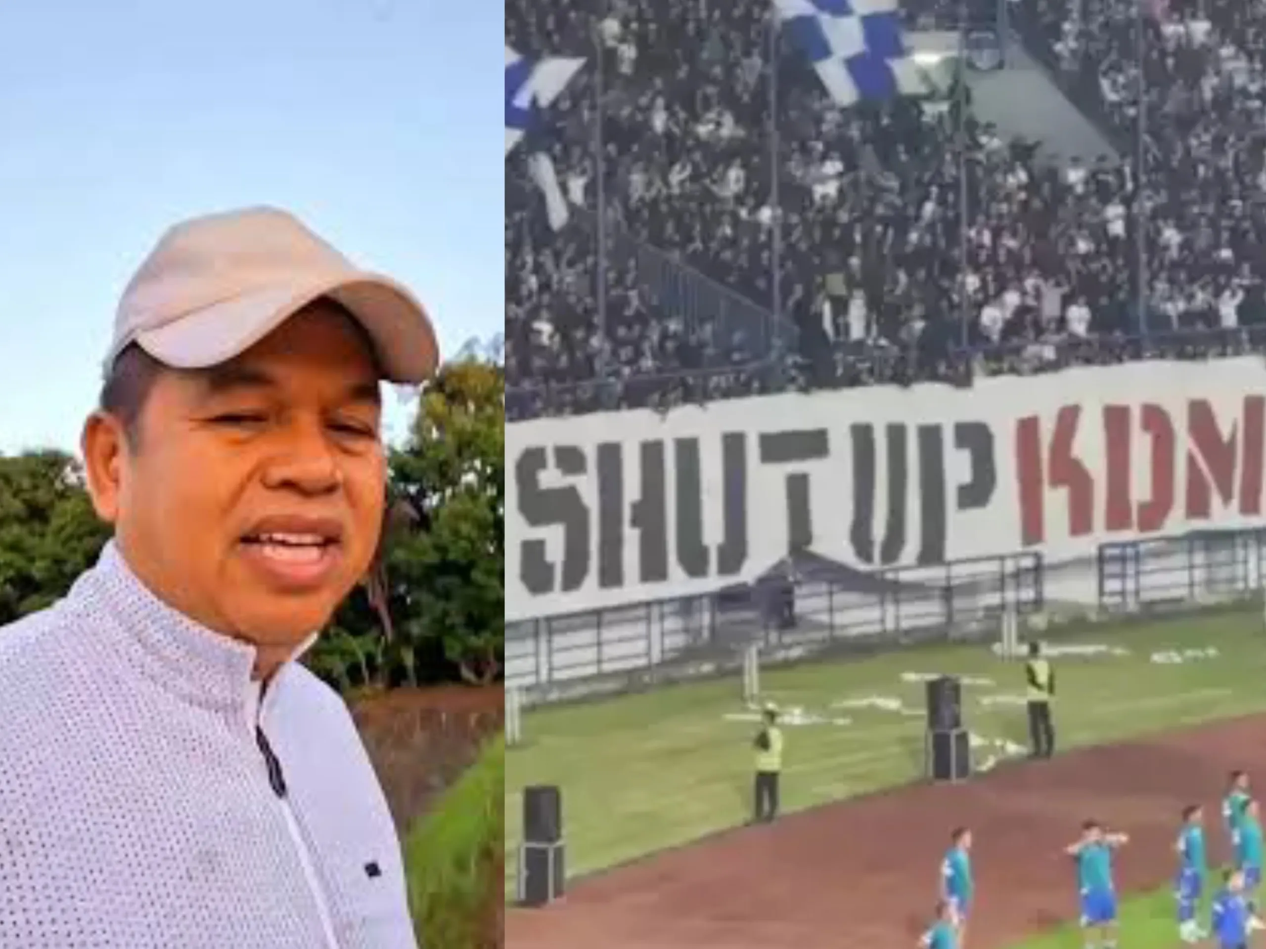 Jawaban Gubernur Jabar Kang Dedi Mulyadi Atas Spanduk Shut Up KDM dalam Laga Persib Kontra Arema