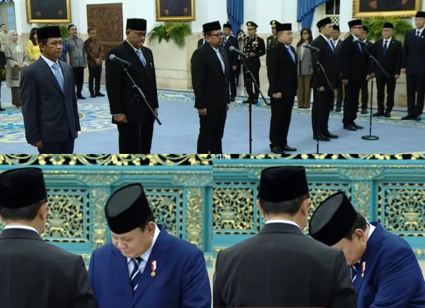 Presiden Prabowo Rombak Kabinet Merah Putih, Inilah Susunan Pejabat Yang Resmi Dilantik