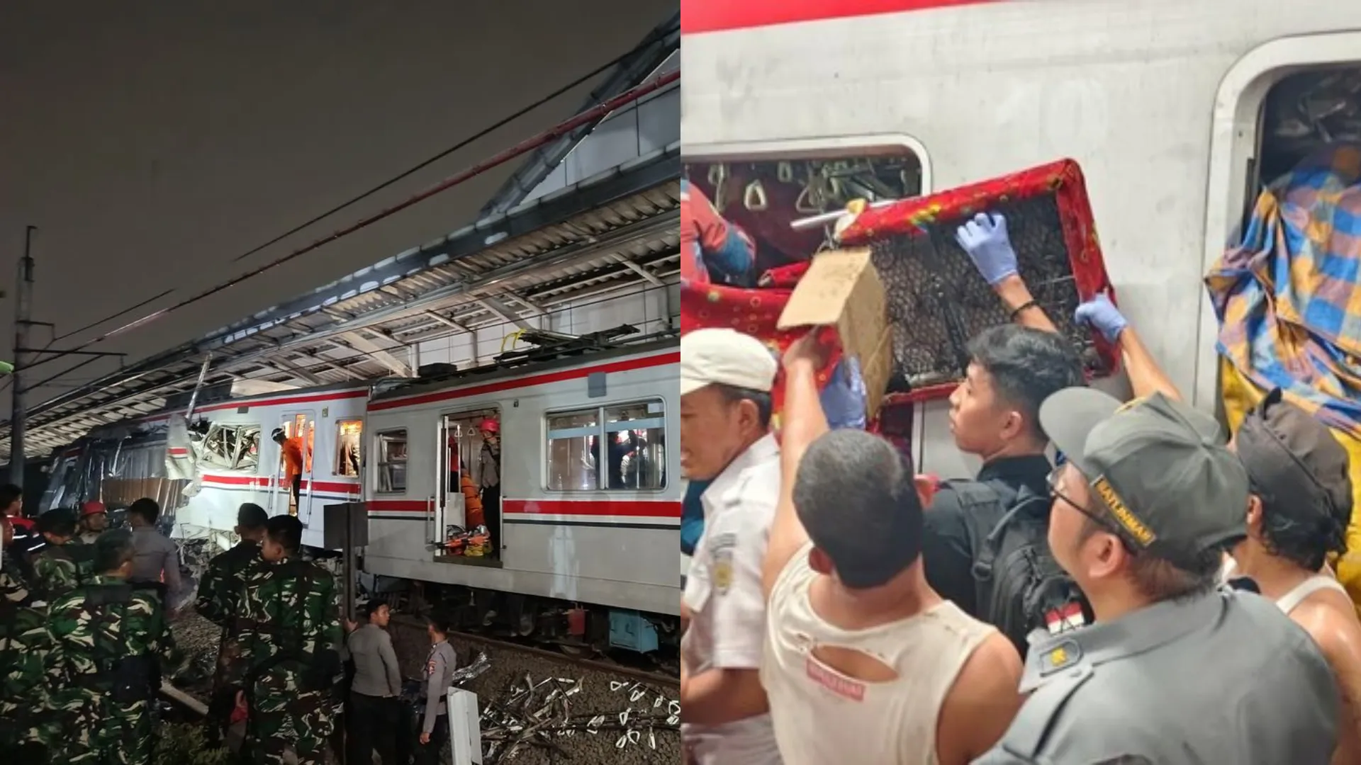 TERBARU: Korban Tewas  Kecelakaan Kereta di Stasiun Bekasi Timur Jadi 7 Orang