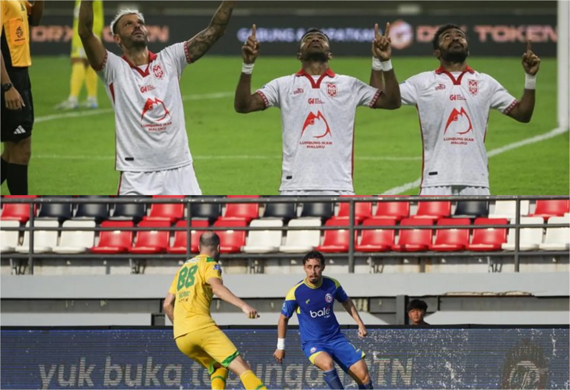 HASIL BRI LIGA 1: Sama-Sama Menang Telak, Persebaya dan Malut United Amankan Poin Penuh.