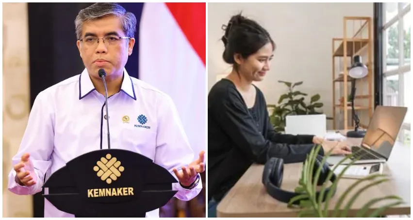 Menaker Sebut WFH Karyawan Swasta Bebas Tentukan Hari