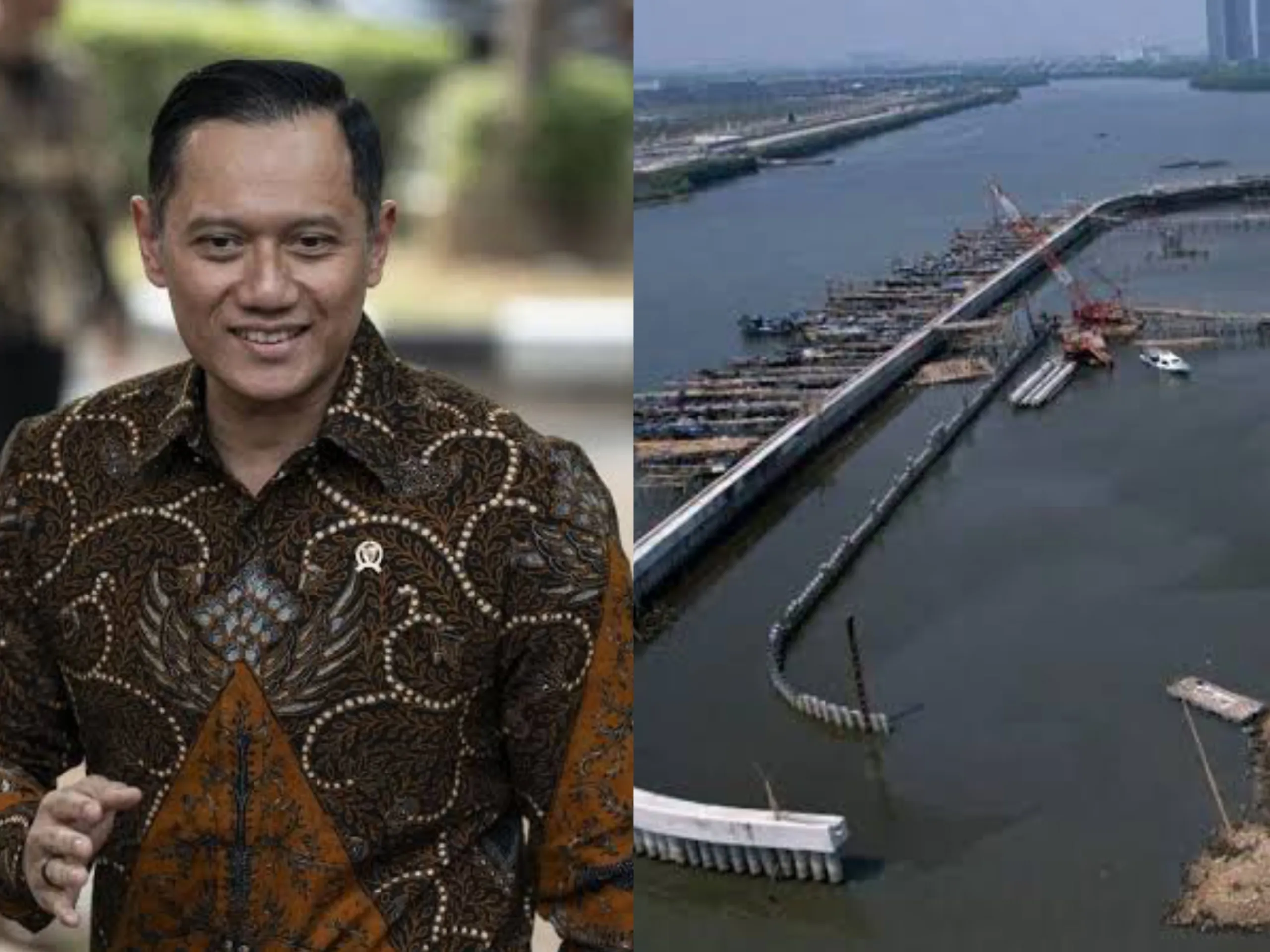 AHY Pastikan Relokasi Proyek Tanggul Laut Raksasa Berjalan Tanpa Hambatan