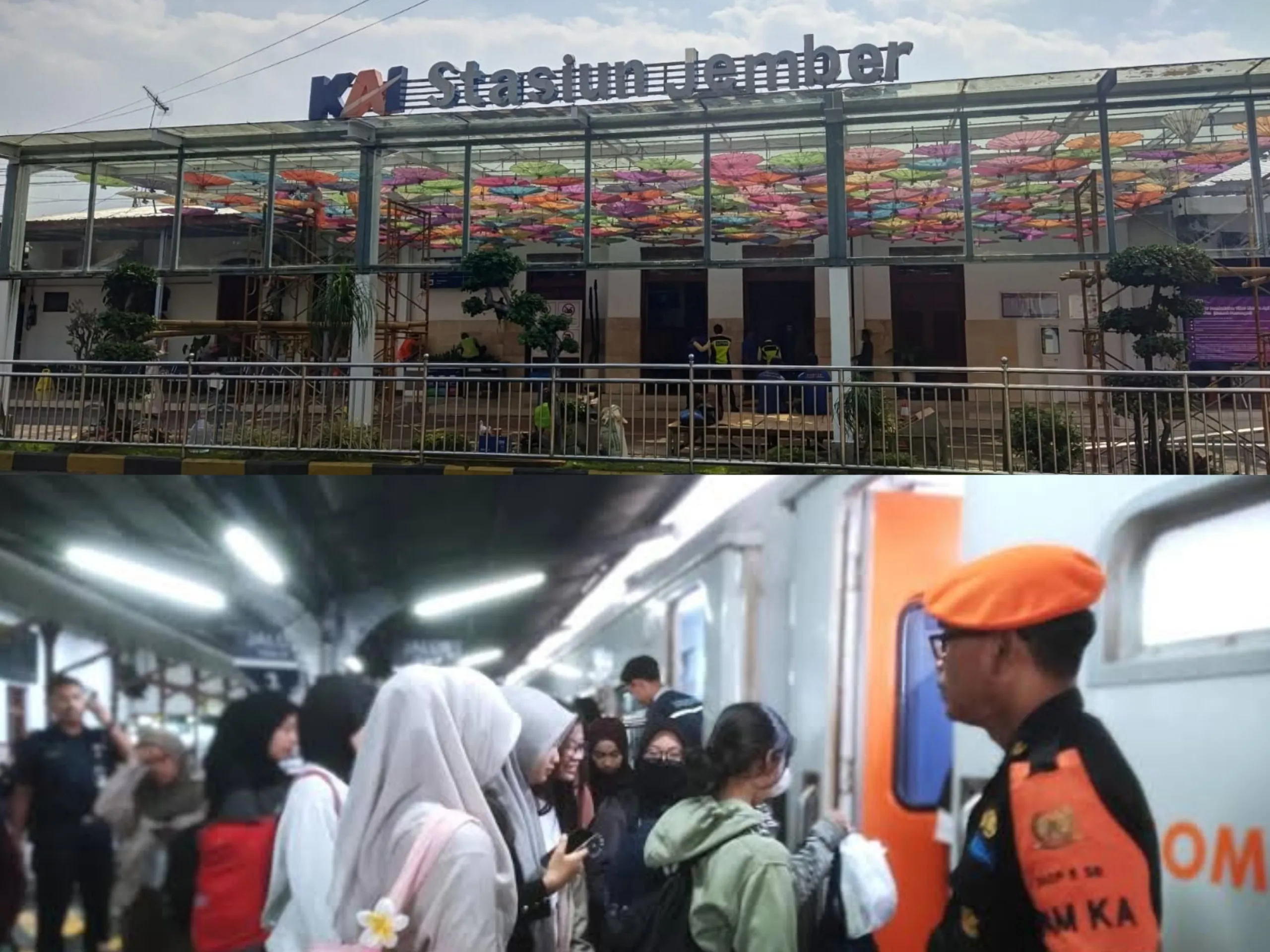 TUMPAH! Puluhan Ribu Penumpang KA di Stasiun Jember Pada Libur Panjang