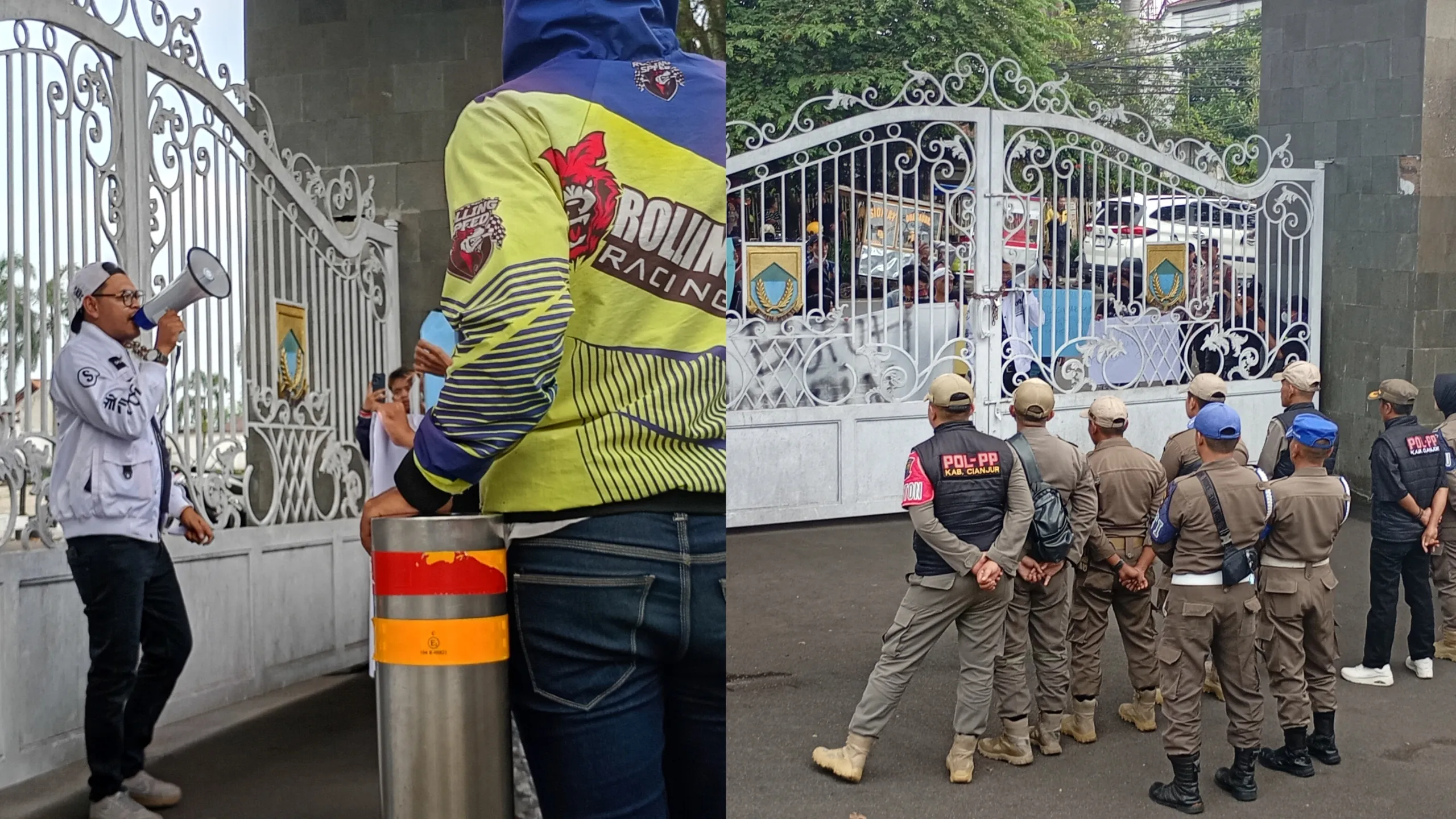 Masyarakat Cianjur Gelar Aksi Protes Tentang Hak Korban Gempa dan Ribetnya Penerapan UHC