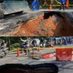 Jalan Lenteng Agung Amblas, Warga Dipaksa Menggunakan Satu Jalan