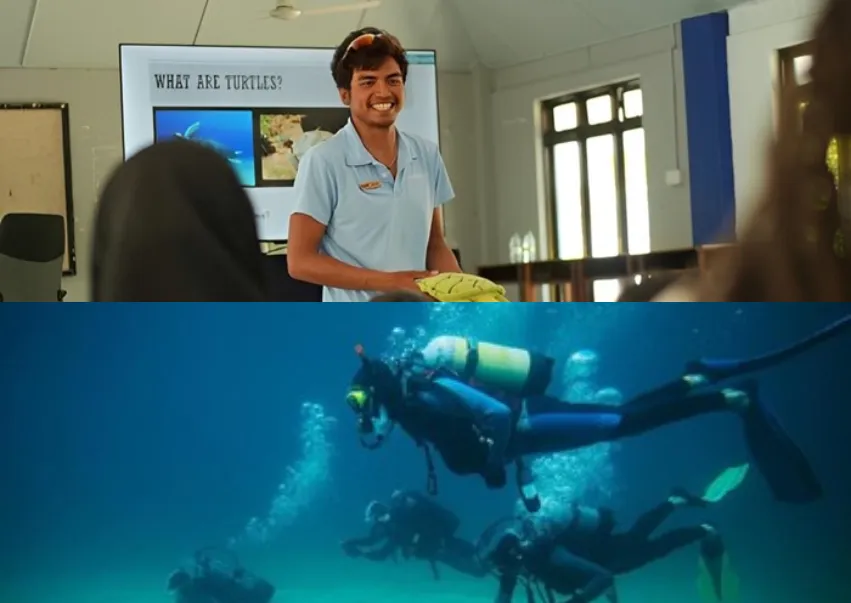 Berkenalan Dengan Cesar Alumnus Unair yang Berkarier Jadi Marine Biologist di Maladewa