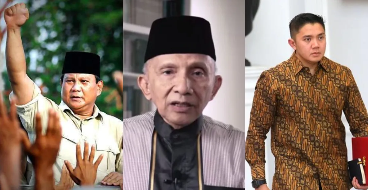 Partai Ummat dan Komdigi Meradang Usai Amien Rais Sebut Hubungan Presiden Prabowo dan Sekab Teddy Offside