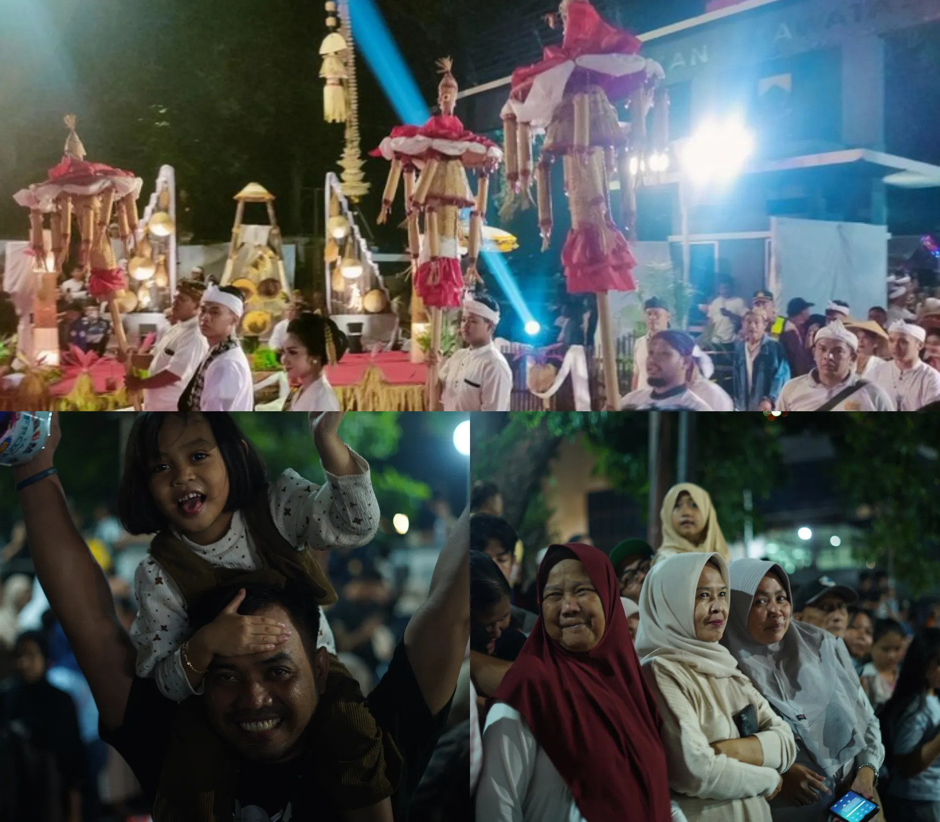 Ratusan Warga Tumpah Ruah Memadati Jalannya Kirab Budaya Milangkala Tatar Sunda di Cianjur