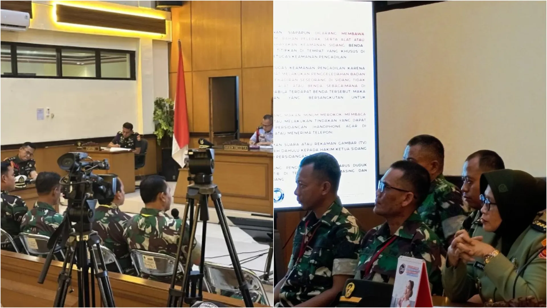 Kasus Air Keras Andrie Yunus: 5 Saksi Bais TNI Hadir di Sidang