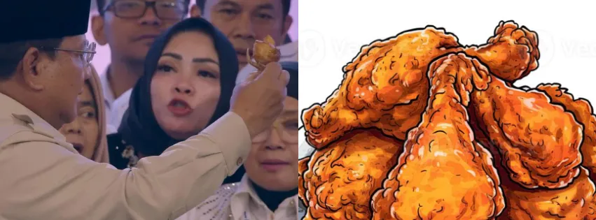 Presiden Prabowo Bawa Ayam Goreng MBG, Tegaskan Tidak Boleh Potong Ayam Jadi 14 Potong