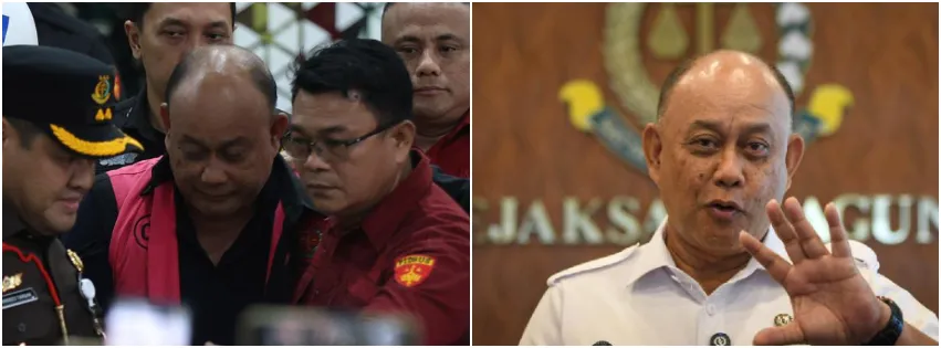 Mengenakan Rompi Pink dan Tangan Diborgol  Eks Kepala BGN Dadan Dijemput, Rumahnya Digeledah Kejagung