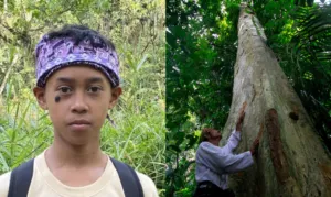Inilah Sosok Vano, Pemandu Muda Wisatawan  di  Hutan Adat Kuta
