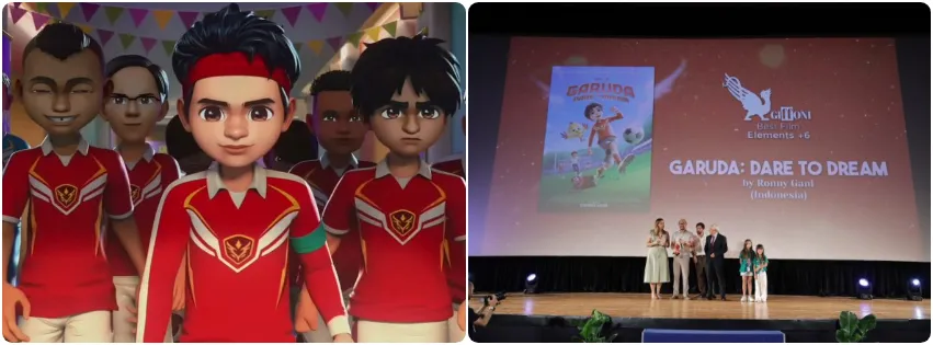 Film Animasi Indonesia Garuda: Dare to Dream Raih Dua Penghargaan di Festival Film Italia