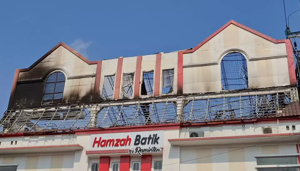 Kondisi Hamzah Batik Malioboro Seusai Terbakar Dini Hari