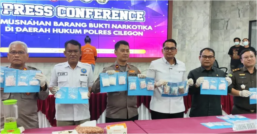 IRT Cilegon Diduga Jadi Pengedar Sabu,Diiming-imingi Upah Rp 200Ribu