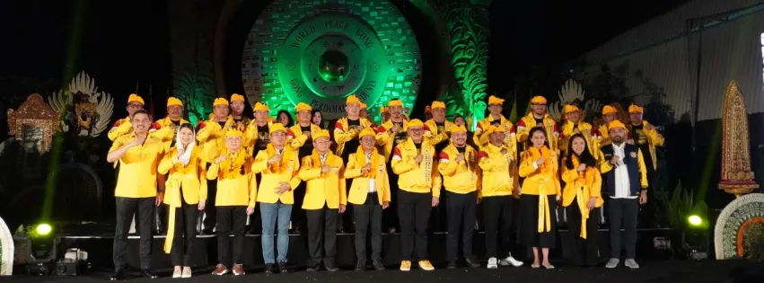 Ketum Golkar Bahlil Bangga Bawa Lima Menteri Dan Dua Wamen Ke Pelantikan DPD Golkar Bali