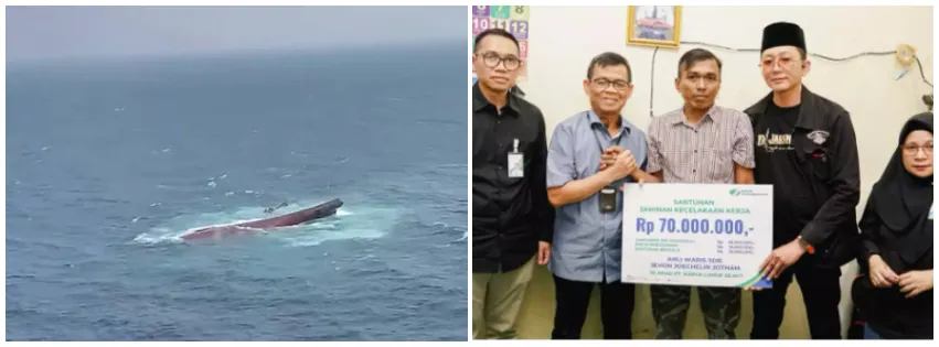 Korban Kecelakaan KM Virgo Dilindungi Jaminan Sosial Ketenagakerjaan