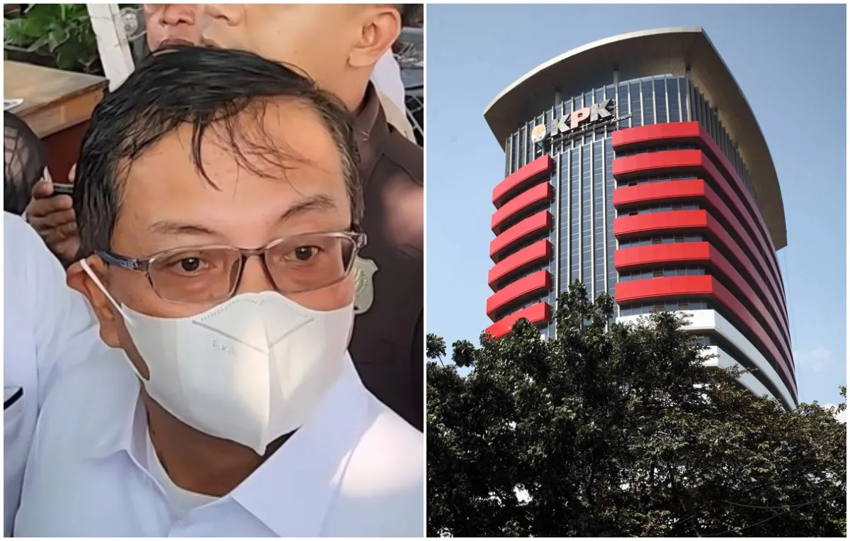Sestama BNPB Rustian Tinggalkan Gedung Merah Putih Usai Diperiksa KPK