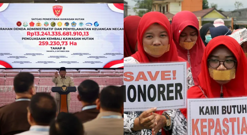Selamatkan Rp13,2 Triliun Aset Negara, Prabowo Singgung Kenaikan Gaji Guru
